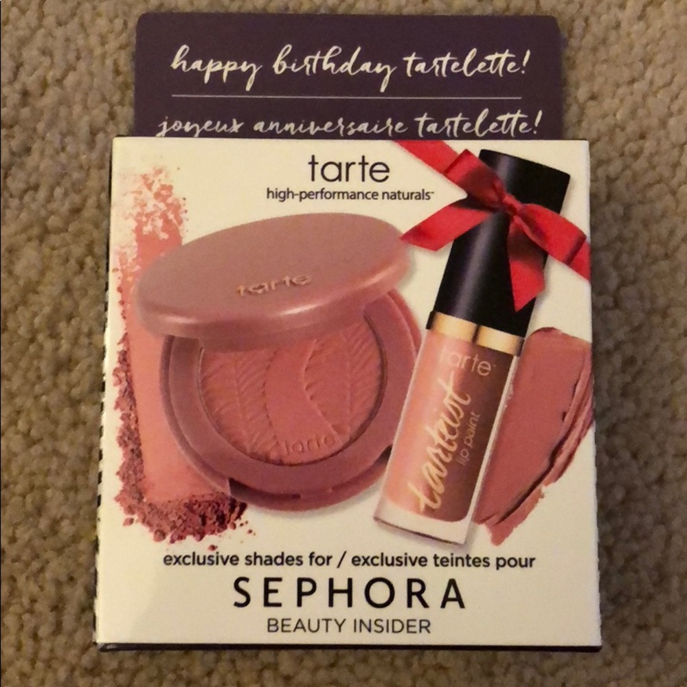 Tarts Sephora Birthday Gift Blush and Lip